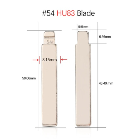 Лезвие ПЕЖО, СИТРОЕН 54 HU83