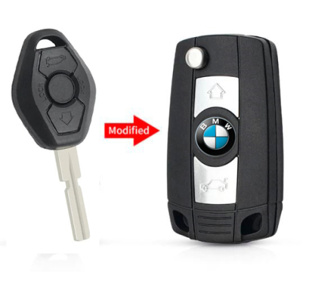 Ключ БМВ е34, е36, е38, е39 выкидной корпус под переделку