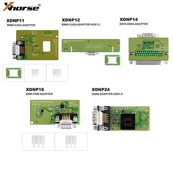 Адаптеры Xhorse XDNPP1CH без пайки для BMW, набор из 5 шт. для Xhorse MINI PROG и Key Tool Plus Адаптеры Xhorse XDNPP1CH без пайки для BMW, набор из 5 шт. для Xhorse MINI PROG и Key Tool Plus