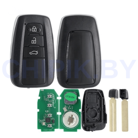 Пульт Lonsdor LT30-01 Toyota Corolla, Levin, Corolla Cross, Allion, Camry, chip ID4A, 3 кнопки, седан