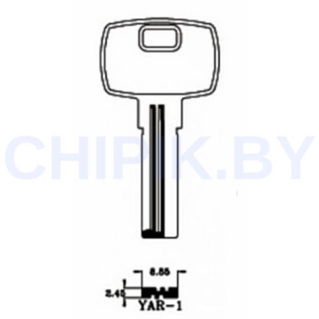 Заготовка ключа YAR-1 TOV-2 YD6R YDN13L TOV30 YR1R Европа Заготовка ключа YAR-1 TOV-2 YD6R YDN13L TOV30 YR1R Европа