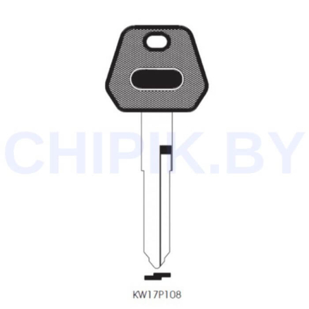 Ключ мотоцикла Кавасаки KAW-7.P KW15BP KA5BP KW17P108 KAW15P КНР пластик