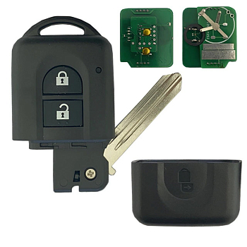 Ключ Ниссан Кашкай, Х-Трейл, Жук, Навара, Патфайндер смарт корпус с платой