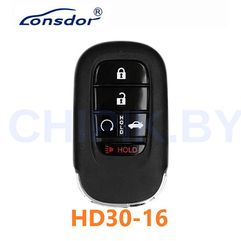 Пульт Lonsdor HD30-16 Honda, ID46 ID47 ID4A, 5 кнопок