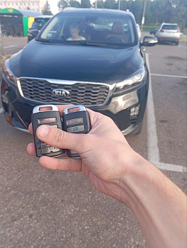 Киа Соренто изготовление дубликата чип ключа зажигания