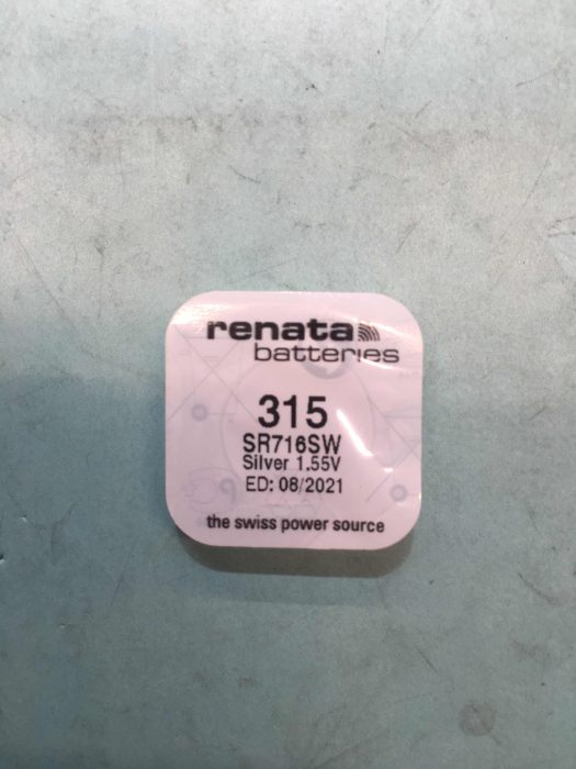Батарейка 315/SR716/716 Renata