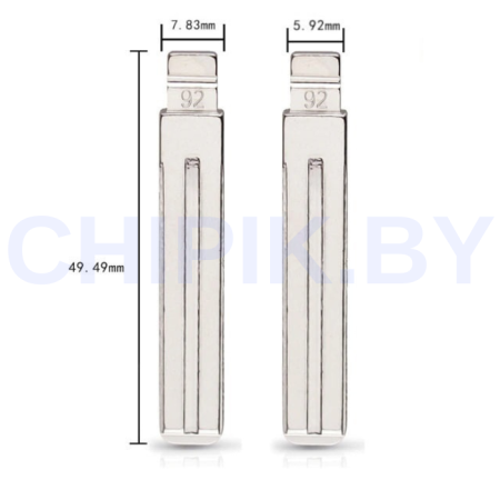 Лезвие Тойота, Лексус 92 TOY40 Лезвие Тойота, Лексус 92 TOY40