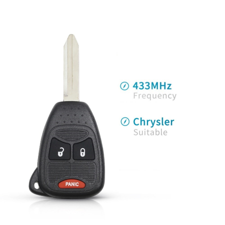 Ключ Крайслер корпус с платой 433 МГц