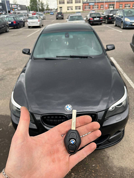 БМВ Е60 изготовление дубликата чип ключа зажигания