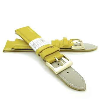 Ремешок искусственная кожа 20 мм, Желтый
