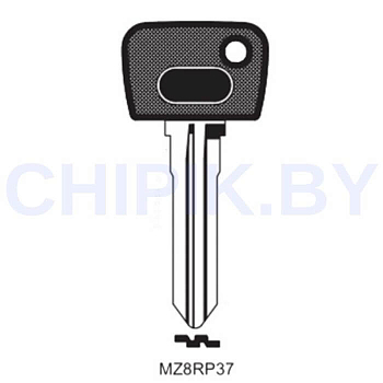 Заготовка авто ключа Мазда MAZ-6D.P MAZ17BP КНР пластик Заготовка авто ключа Мазда MAZ-6D.P MAZ17BP КНР пластик