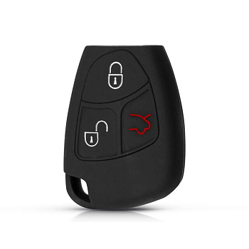 Силиконовый чехол Mercedes Benz C E S Class 3 кнопки