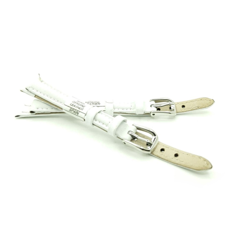 Ремешок искусственная кожа 10 мм, Белый