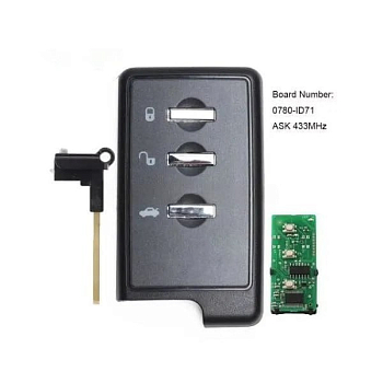 Ключ Субару Легаси корпус с платой