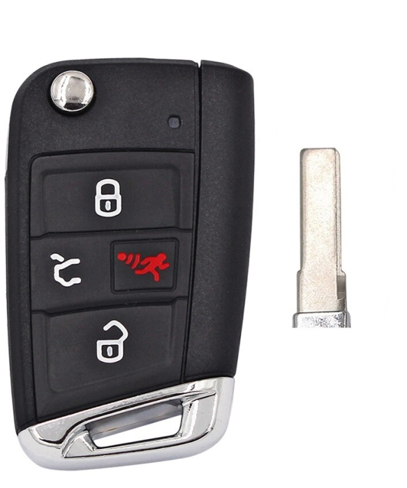 Ключ Фольксваген Гольф, Джетта, Тигуан выкидной корпус