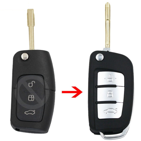 Ключ Форд Мондео, Фокус, Фиеста, Транзит выкидной корпус под переделку