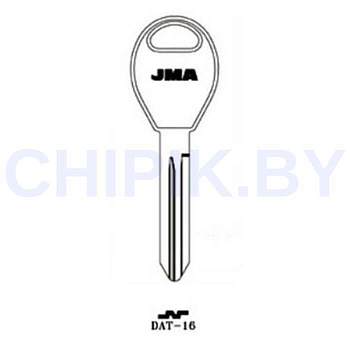 Заготовка авто ключа Ниссан DAT-16 NSN19  Европа металл