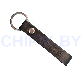 Брелок Вольво кожа Черный