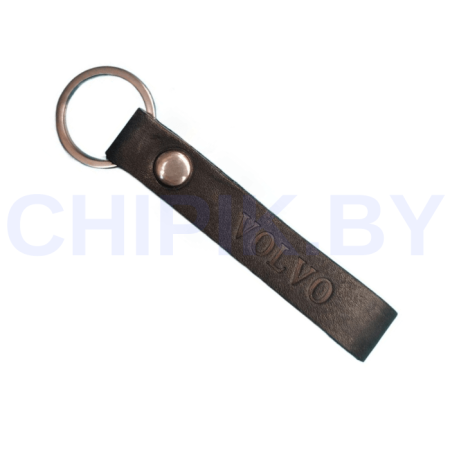 Брелок Вольво кожа Черный