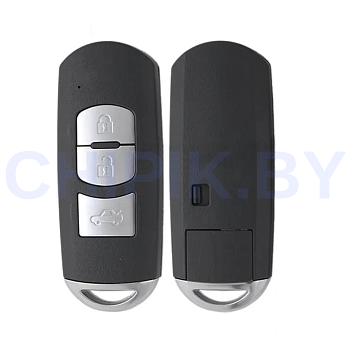 Смарт ключ Мазда 3, 2, СХ-7, СХ-9 корпус Смарт ключ Мазда 3, 2, СХ-7, СХ-9 корпус