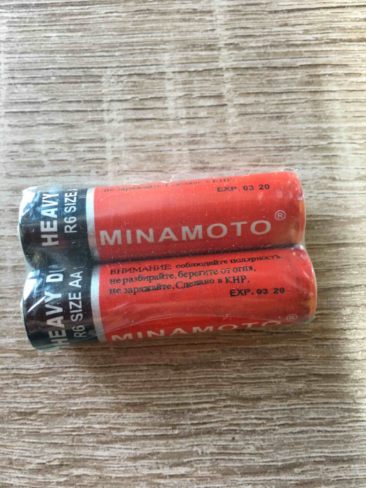 Батарейка AA/R6 Минамото