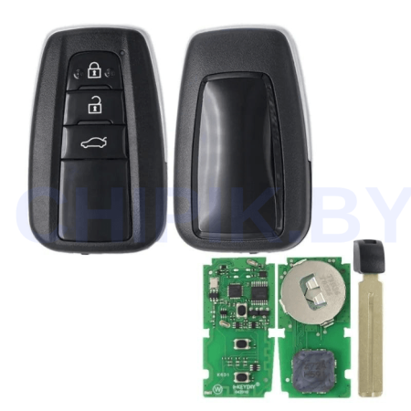 Пульт KEYDIY KD-TIB36-3  8A 4D chip для KD-X2 KD MAX KDX4