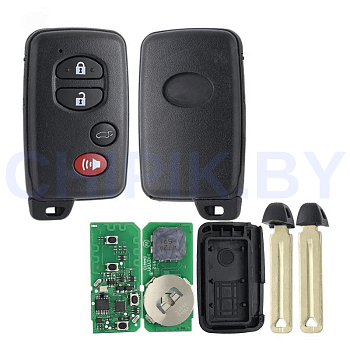Пульт KEYDIY TIB03-4, 3 кнопки, паника,минивэн, с чипом 8A 4D, для KD-X2, KD MAX, KDX4