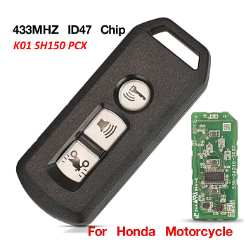 Ключ мотоцикла Хонда K01 SH150 PCX корпус с платой