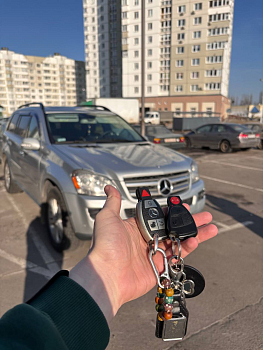 Мерседес W164 изготовление дубликата чип ключа зажигания