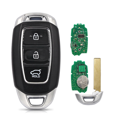 Ключ Хендай Кона смарт корпус с платой Ключ Хендай Кона смарт корпус с платой