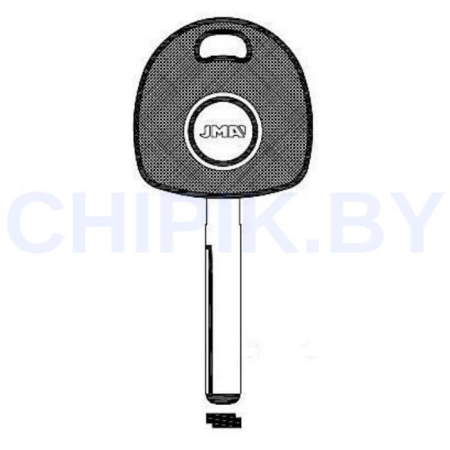 Заготовка авто ключа Бьюик, GMC GM-49D.P GM45FPT0 Европа под чип