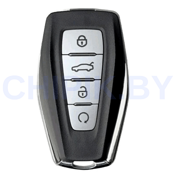 Ключ Джили  Кулрэй, Окаванго, Атлас Х7 смарт корпус с платой, чёрный