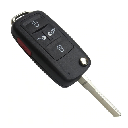 Ключ Фольксваген Шаран, Мультивен выкидной корпус 5 кнопок Ключ Фольксваген Шаран, Мультивен выкидной корпус 5 кнопок