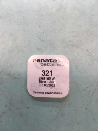Батарейка 321/SR616/616 Renata Батарейка 321/SR616/616 Renata