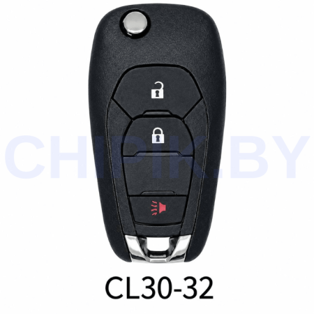 Пульт Lonsdor Chevrolet CL30-32, 3 кнопки, паника