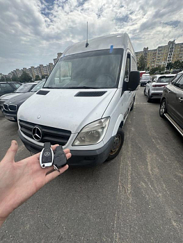 Мерседес Спринтер  изготовление дубликата чип ключа зажигания