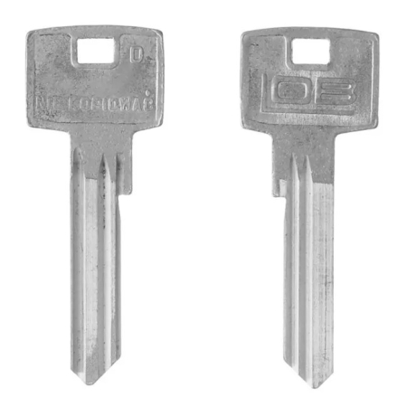 Заготовка ключа LOB AD600 Европа