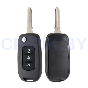 Ключ Рено Каджар, Меган, Дастер, Твинго выкидной корпус HU136