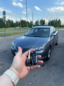 Мазда 3 изготовление дубликата чип ключа зажигания