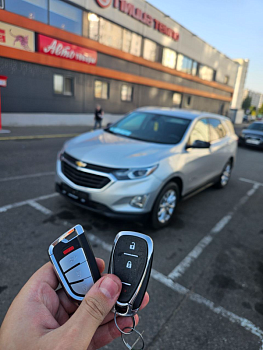 Шевроле Эквинокс изготовление дубликата чип ключа зажигания