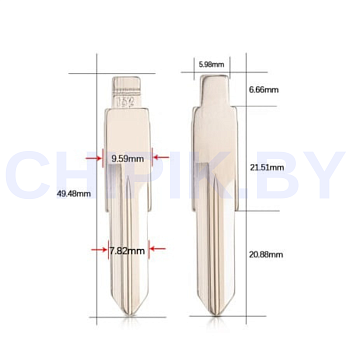 Лезвие Рено, Опель, Лада 152 VAC102 Лезвие Рено, Опель, Лада 152 VAC102