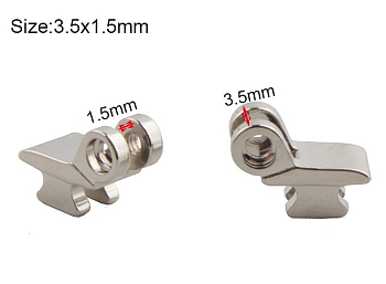 Шарнир 8 двойной косой 3,5x1.5 мм