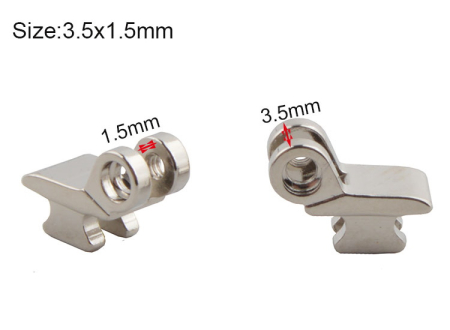 Шарнир 8 двойной косой 3,5x1.5 мм
