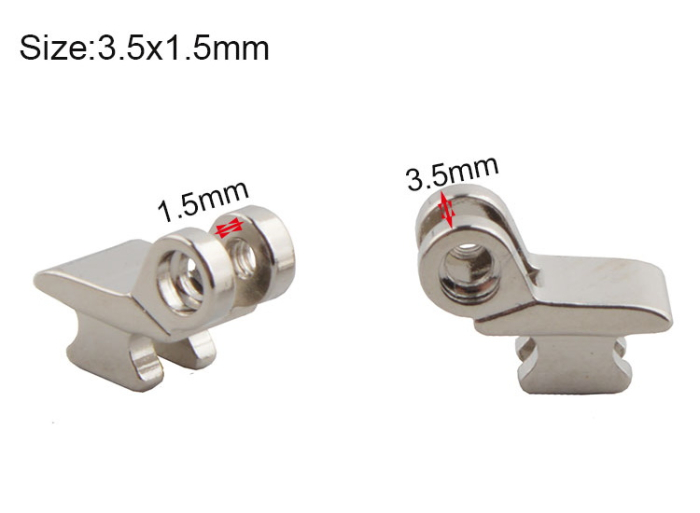 Шарнир 8 двойной косой 3,5x1.5 мм