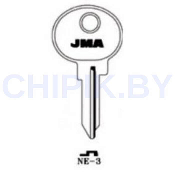 Заготовка авто ключа Лада, УАЗ, ГАЗ ВАЗ NE-3 NE20 NN23 NE21 Европа металл