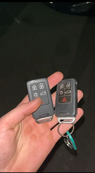 Вольво V60 изготовление дубликата чип ключа зажигания