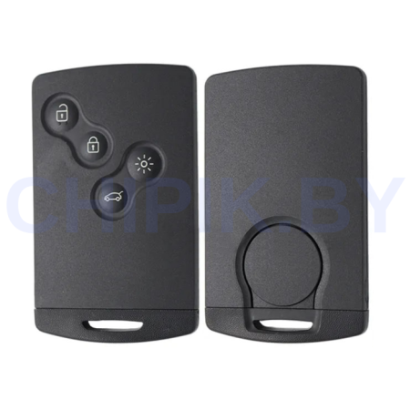 Ключ Рено Лагуна, Меган, Сценик чип карта с платой non-keyless