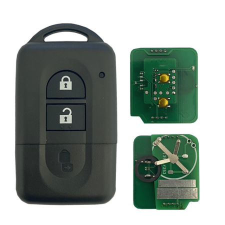 Ключ Ниссан Ноут, Микра, НВ200, Тиида смарт корпус с платой