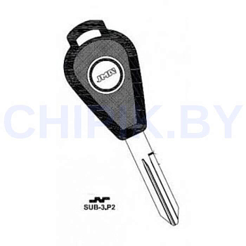 Заготовка авто ключа Субару SUB-3.P2 SUB2P Европа под чип Заготовка авто ключа Субару SUB-3.P2 SUB2P Европа под чип