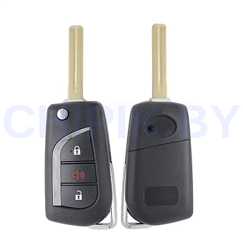 Ключ Тойота Фортунер выкидной корпус паника Ключ Тойота Фортунер выкидной корпус паника